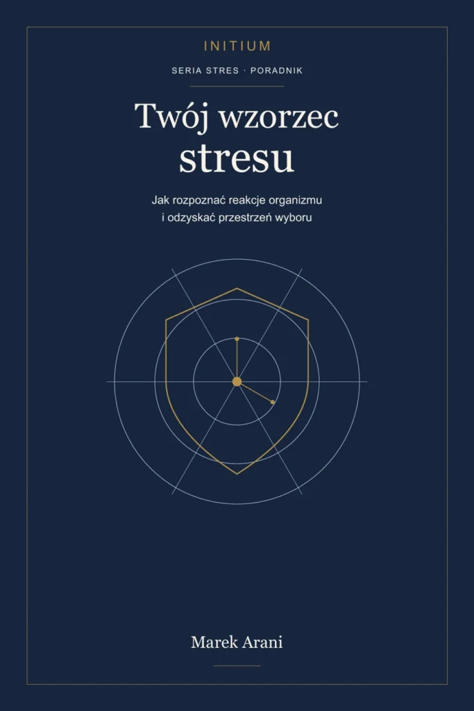 Okładka poradnika „Twój wzorzec stresu” — Marek Arani, INITIUM